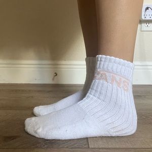 Crew Pink & White VANS Socks 🛹
